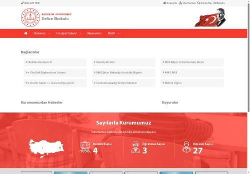 BALIKESİR / DURSUNBEY - Delice İlkokulu