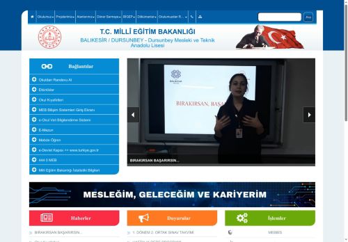 BALIKESİR / DURSUNBEY - Dursunbey Mesleki ve Teknik Anadolu Lisesi