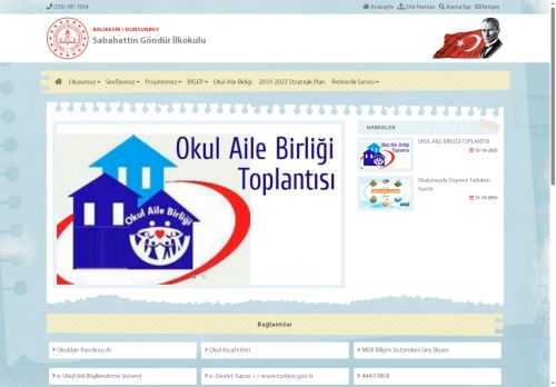 BALIKESİR / DURSUNBEY - Sabahattin Göndür İlkokulu