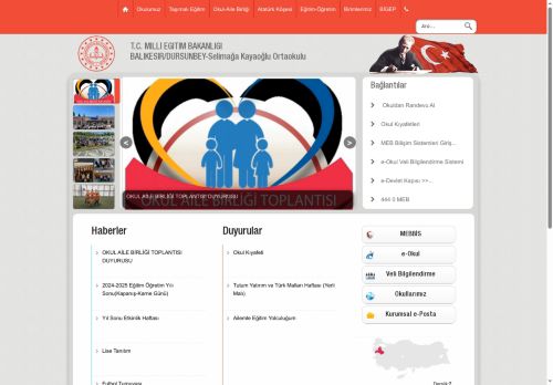 BALIKESİR / DURSUNBEY - Selimağa Kayaoğlu Ortaokulu