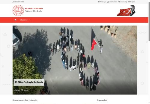 BALIKESİR / DURSUNBEY - Süleler İlkokulu