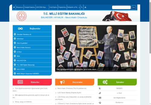 BALIKESİR / AYVALIK - Mecit Ataklı Ortaokulu