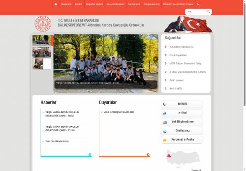 BALIKESİR / EDREMİT - Altınoluk Kardeş Çavuşoğlu Ortaokulu