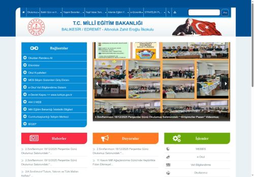 BALIKESİR / EDREMİT - Altınoluk Zahit Eroğlu İlkokulu