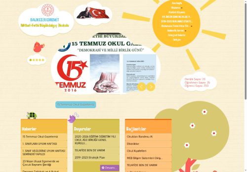 BALIKESİR / EDREMİT - Mithat-Fethi Büyükdalgıç İlkokulu