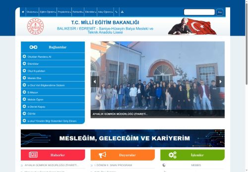 BALIKESİR / EDREMİT - Saniye-Hüseyin Balya Mesleki ve Teknik Anadolu Lisesi