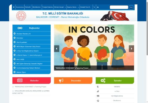 BALIKESİR / EDREMİT - Remzi Molvalıoğlu Ortaokulu