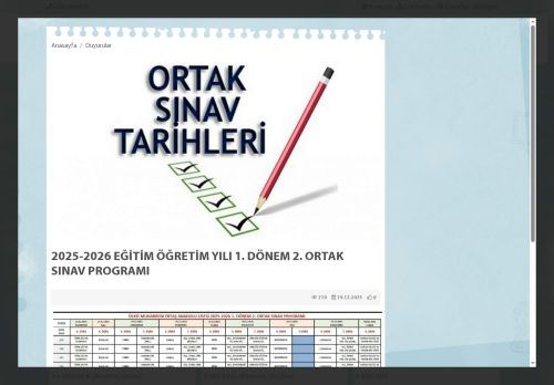 BALIKESİR / EDREMİT - Ülkü-Muharrem Ertaş Anadolu Lisesi