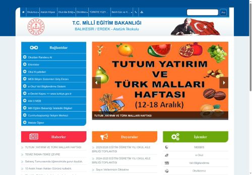 BALIKESİR / ERDEK - Atatürk İlkokulu