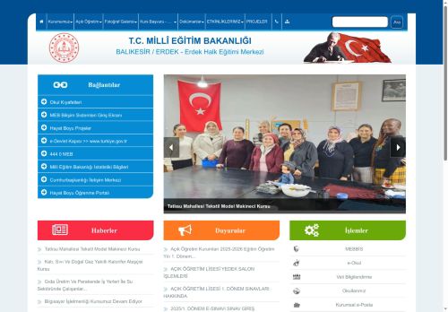 BALIKESİR / ERDEK - Erdek Halk Eğitimi Merkezi