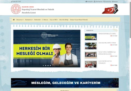 BALIKESİR / ERDEK - Kapıdağ Ticaret Mesleki ve Teknik Anadolu Lisesi