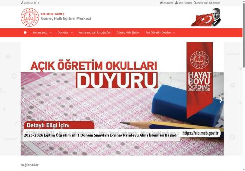 BALIKESİR / GÖMEÇ - Gömeç Halk Eğitimi Merkezi