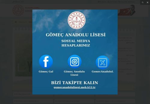BALIKESİR / GÖMEÇ - Gömeç Anadolu Lisesi