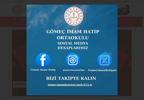 BALIKESİR / GÖMEÇ - Gömeç İmam Hatip Ortaokulu