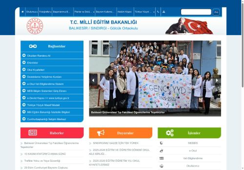 BALIKESİR / SINDIRGI - Gölcük Ortaokulu