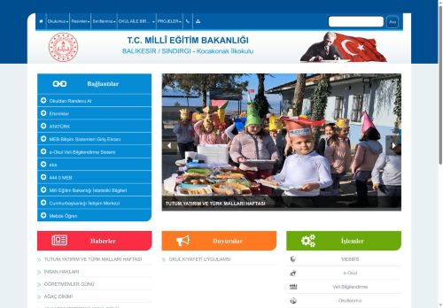 BALIKESİR / SINDIRGI - Kocakonak İlkokulu