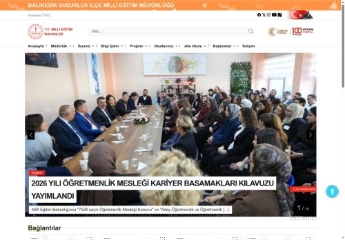 MEB BALIKESİR - SUSURLUK İLÇE MİLLÎ EĞİTİM MÜDÜRLÜĞÜ