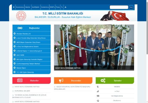 BALIKESİR / SUSURLUK - Susurluk Halk Eğitimi Merkezi