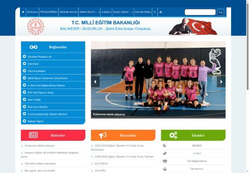 BALIKESİR / SUSURLUK - Şehit Erbil Arslan Ortaokulu