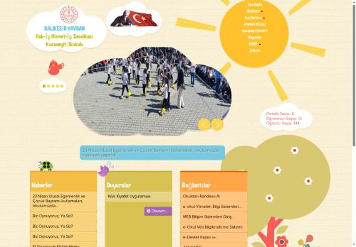 BALIKESİR / HAVRAN - Hak-İş Hizmet-İş Sendikası Kocaseyit İlkokulu