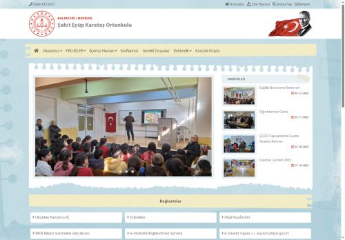 BALIKESİR / HAVRAN - Şehit Eyüp Karataş Ortaokulu