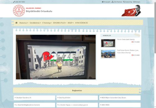 BALIKESİR / İVRİNDİ - Büyükfındık Ortaokulu