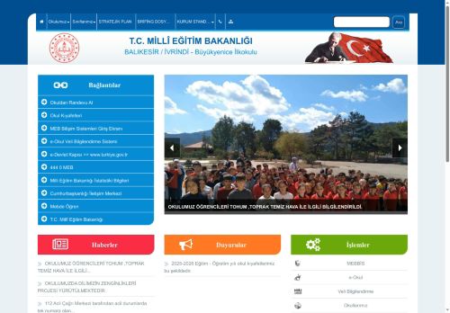 BALIKESİR / İVRİNDİ - Büyükyenice İlkokulu