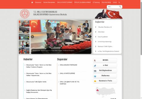 BALIKESİR / İVRİNDİ - Gazievrenos İlkokulu