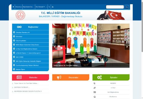 BALIKESİR / İVRİNDİ - Değirmenbaşı İlkokulu