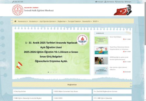 BALIKESİR / İVRİNDİ - İvrindi Halk Eğitimi Merkezi