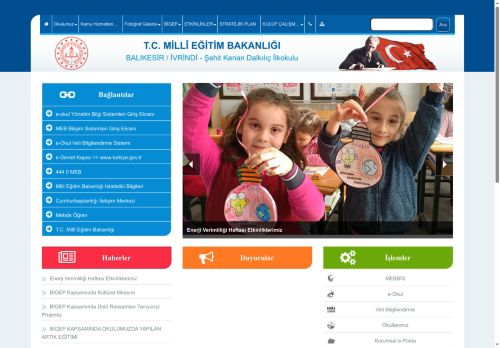 BALIKESİR / İVRİNDİ - Şehit Kenan Dalkılıç İlkokulu