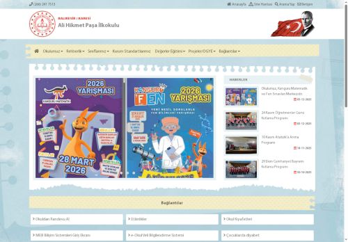 BALIKESİR / KARESİ - Ali Hikmet Paşa İlkokulu