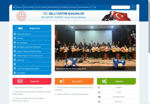 BALIKESİR / KARESİ - Ercan Kıvrak İlkokulu