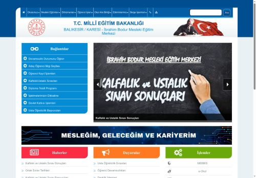 BALIKESİR / KARESİ - İbrahim Bodur Mesleki Eğitim Merkezi