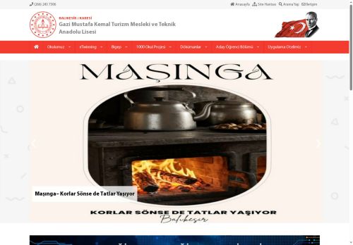 BALIKESİR / KARESİ - Gazi Mustafa Kemal Turizm Mesleki ve Teknik Anadolu Lisesi
