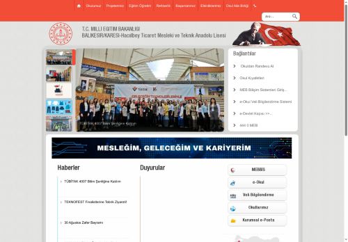 BALIKESİR / KARESİ - Hacıilbey Ticaret Mesleki ve Teknik Anadolu Lisesi