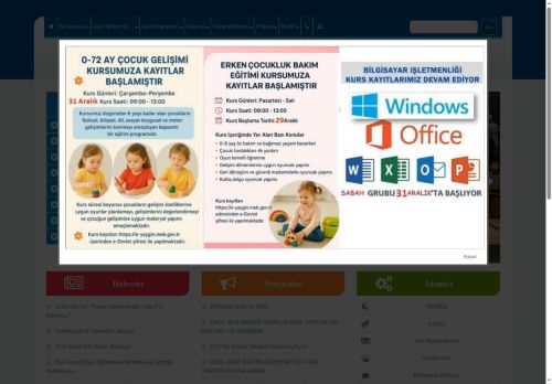 BALIKESİR / KARESİ - Karesi Halk Eğitimi Merkezi