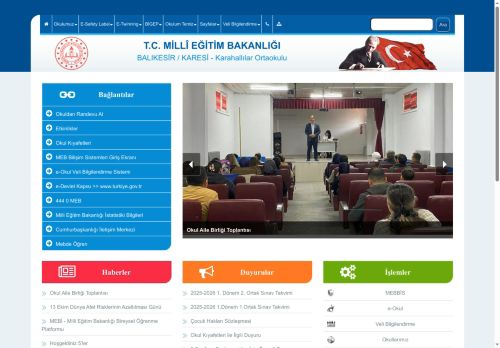 BALIKESİR / KARESİ - Karahallılar Ortaokulu