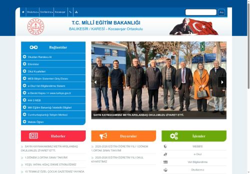 BALIKESİR / KARESİ - Kocaavşar Ortaokulu