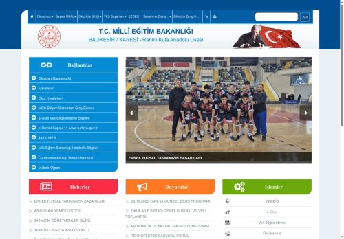 BALIKESİR / KARESİ - Rahmi Kula Anadolu Lisesi