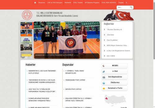 BALIKESİR / KARESİ - Sırrı Yırcalı Anadolu Lisesi