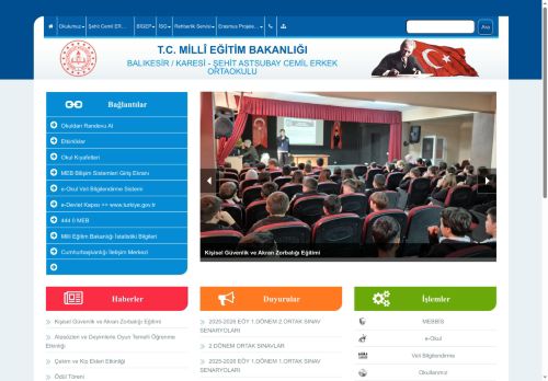 BALIKESİR / KARESİ - ŞEHİT ASTSUBAY CEMİL ERKEK ORTAOKULU