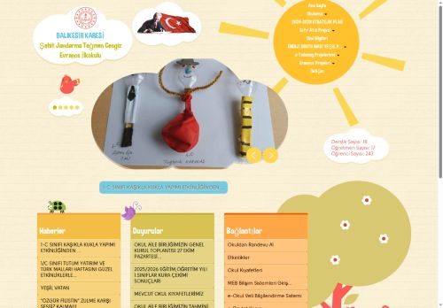 BALIKESİR / KARESİ - Şehit Jandarma Teğmen Cengiz Evranos İlkokulu