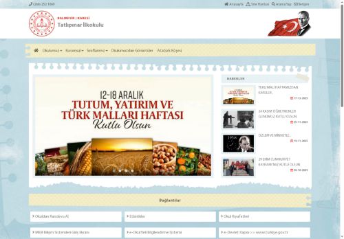 BALIKESİR / KARESİ - Tatlıpınar İlkokulu