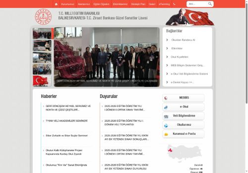 BALIKESİR / KARESİ - T.C. Ziraat Bankası Güzel Sanatlar Lisesi