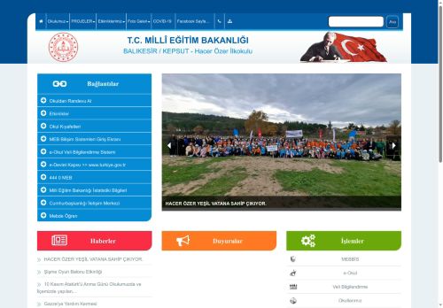 BALIKESİR / KEPSUT - Hacer Özer İlkokulu