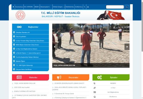 BALIKESİR / KEPSUT - İsaalan İlkokulu