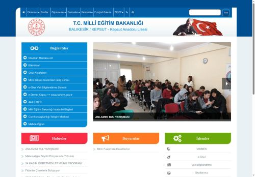 BALIKESİR / KEPSUT - Kepsut Anadolu Lisesi