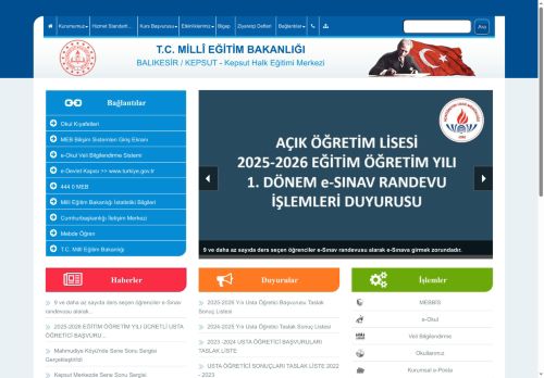 BALIKESİR / KEPSUT - Kepsut Halk Eğitimi Merkezi