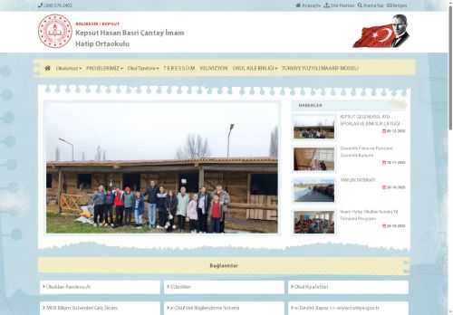 BALIKESİR / KEPSUT - Kepsut Hasan Basri Çantay İmam Hatip Ortaokulu